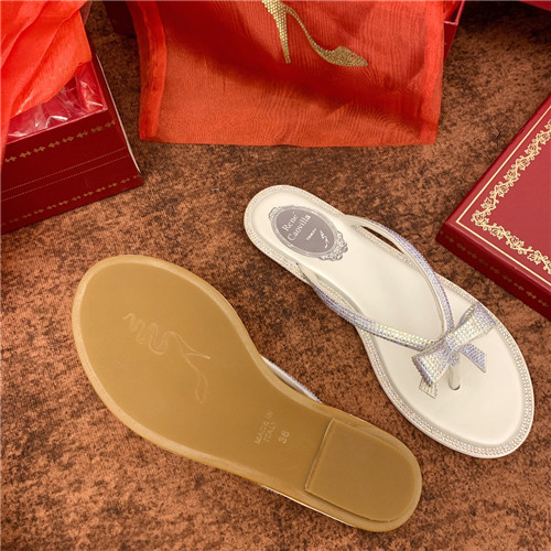 rene caovilla flat sandals - Image 8