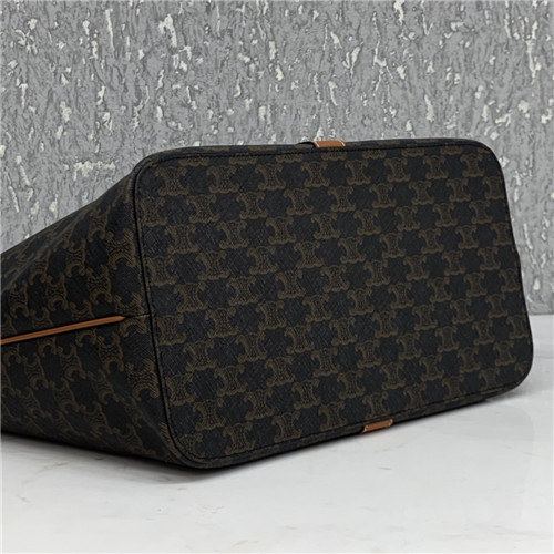 celine medium cabas in triomphe canvas - Image 8
