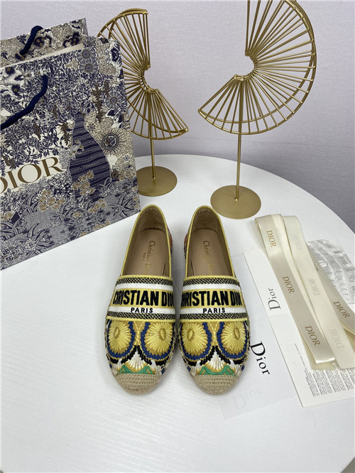 dior logo embroidery hollow shoes - Image 2