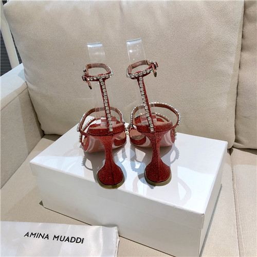 amina muaddi high heel sandals - Image 8