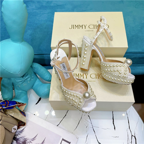 jimmy choo pearl block heels - Image 7