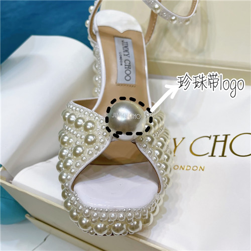 jimmy choo pearl block heels - Image 9