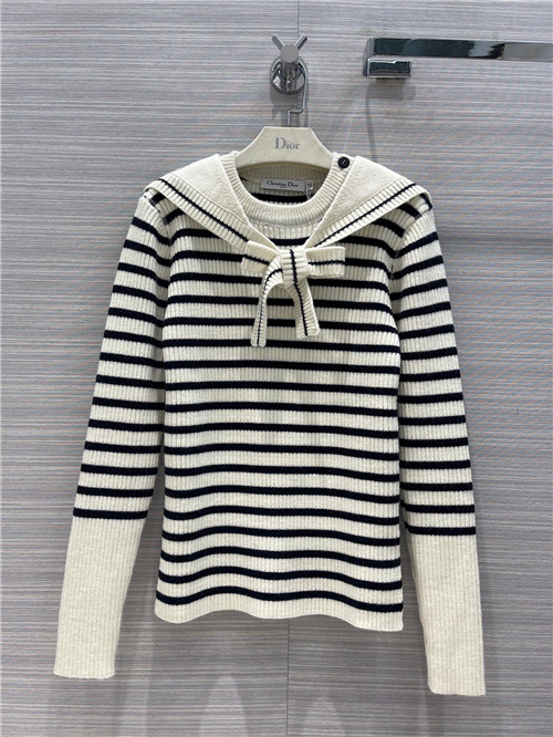 dior shawl wool sweater