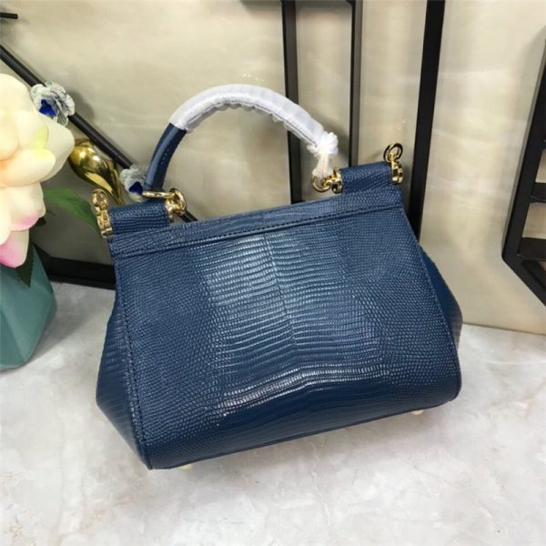 Dolce & Gabbana D&G Bag Sicily Leather Shoulder Bag Lady - Image 4
