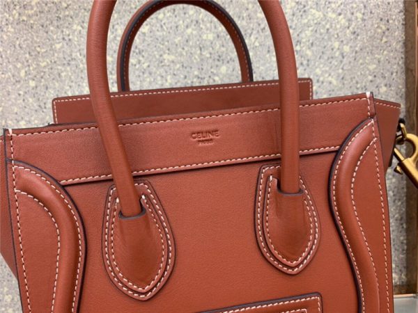Replica Celine CELINE bag LUGGAGE MICRO luggage micro fake handbag - Image 8
