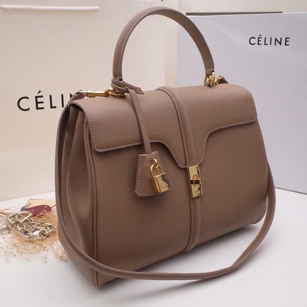 Celine Medium 16 Bag in Satinated Calfskin - Image 9