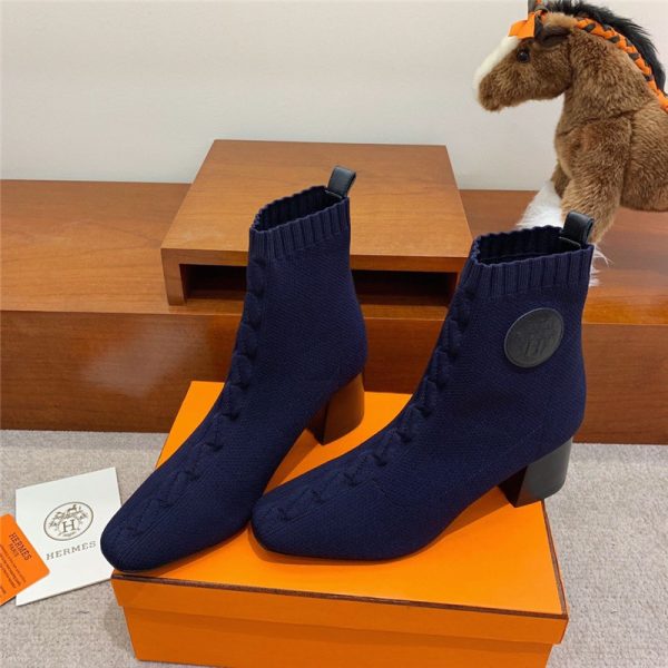 Replica Hermes Volver 60 ankle boot in blue