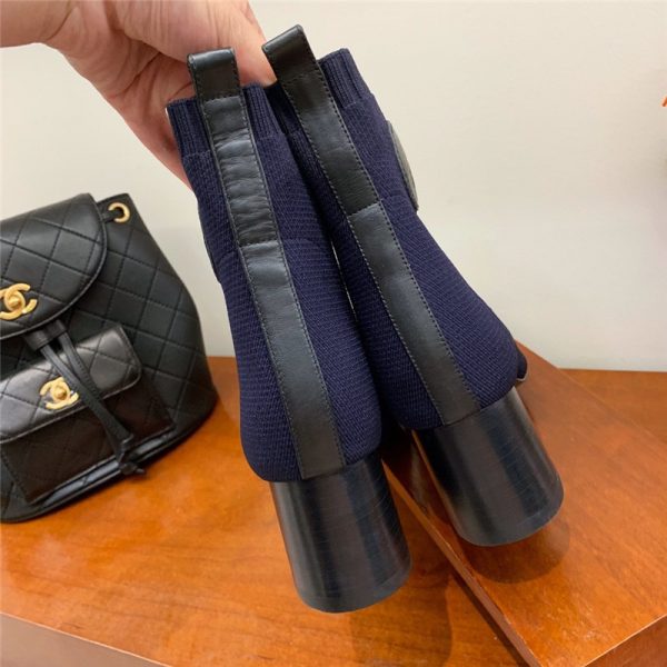 Replica Hermes Volver 60 ankle boot in blue - Image 6
