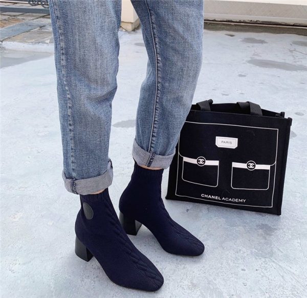 Replica Hermes Volver 60 ankle boot in blue - Image 8