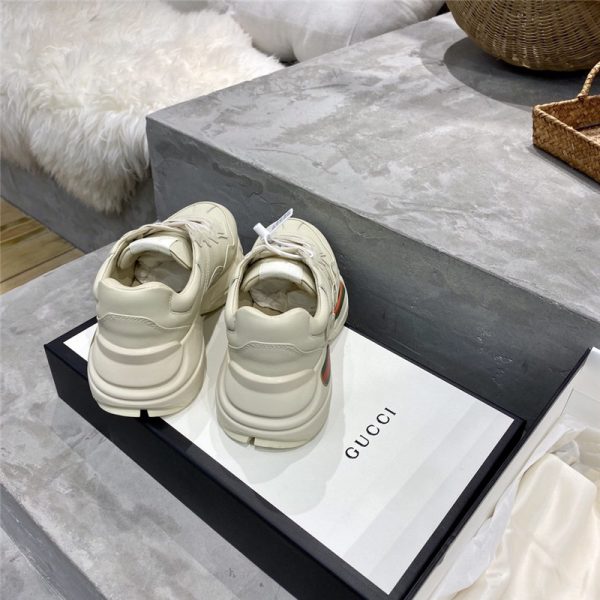 Women’s Rhyton Gucci logo leather sneaker Lovers - Image 4