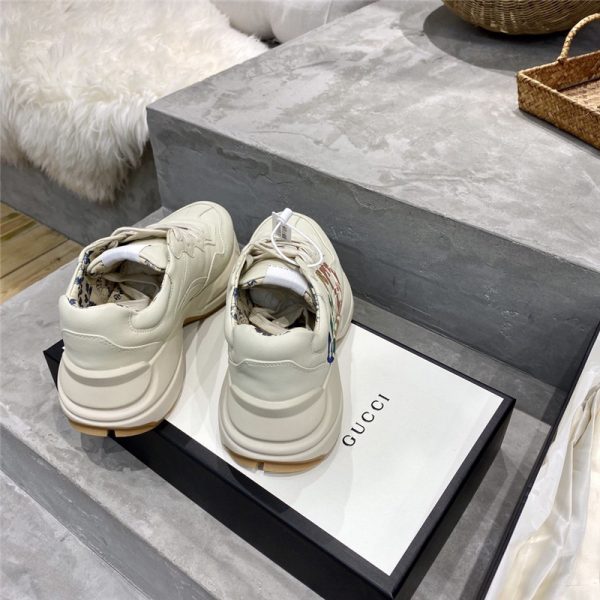 Women’s Rhyton Gucci logo leather sneaker Lovers - Image 7