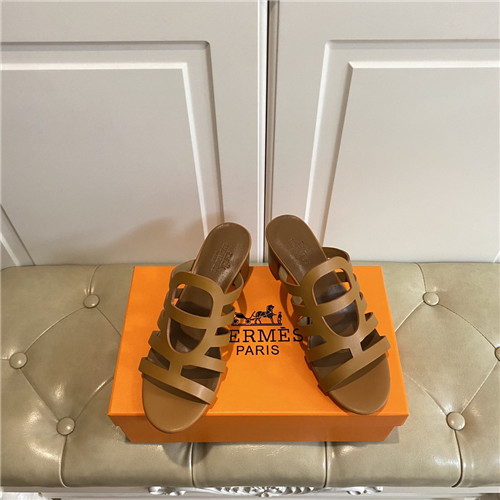 hermes block heel sandals