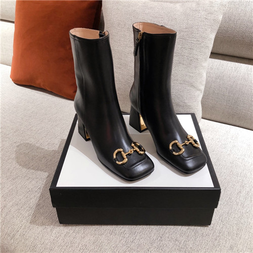 gucci ankle black boots