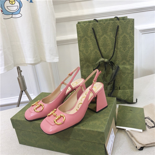 gucci block heel sandals