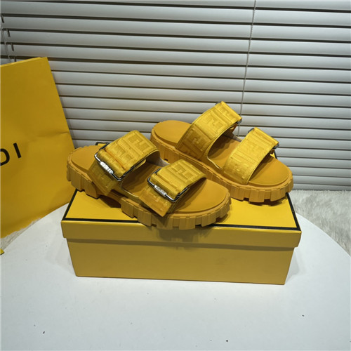 fendi ff logo sandals
