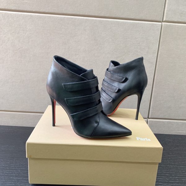 christian louboutin red bottoms high heel  boots - Image 3