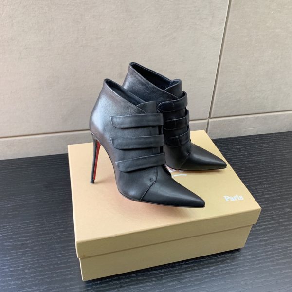 christian louboutin red bottoms high heel  boots - Image 2