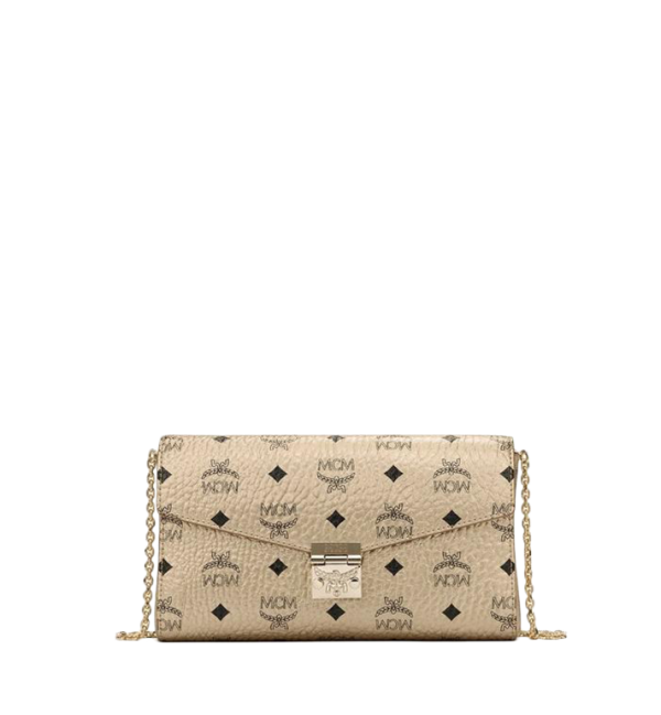 MCM Millie Crossbody Bags in Visetos Berlin Gold MYZ9SME05T1001