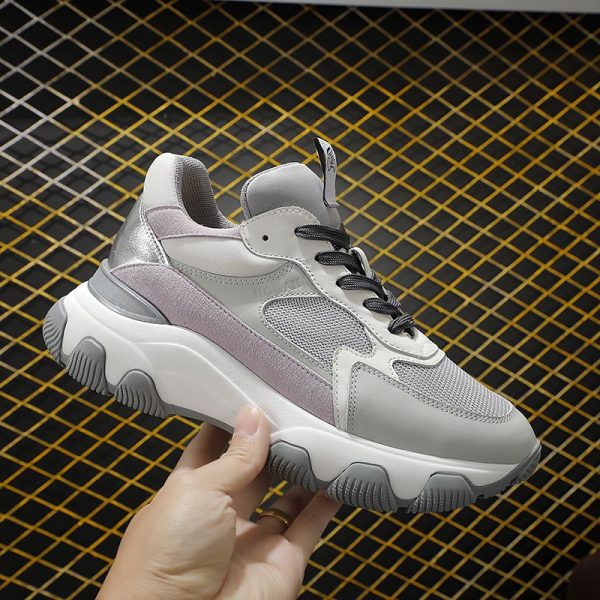 Hogan 2022 Early Spring New Thick Power Improving Sports Casual Shoes Color Skin Specifies - Image 5
