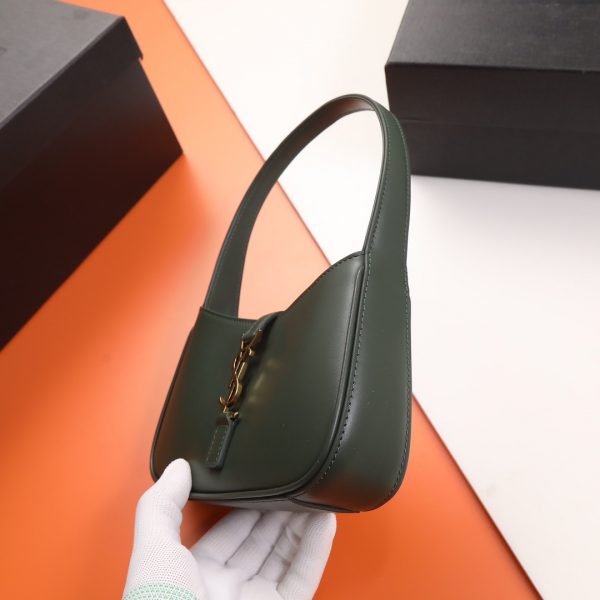 YSL Yves Saint Laurent MiniSize YSL5A7 underarm bag Dark green - Image 3