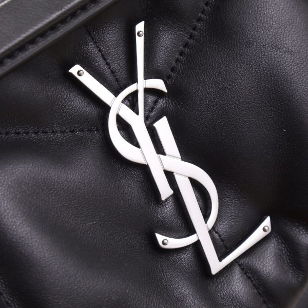 YSL Yves Saint Laurent ?????? ?????? Quilted Leather Bag Black - Image 4