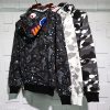 A BATHING APE BAPE SHARK 1ST CAMO HOODIE – BLACK REPLICA
