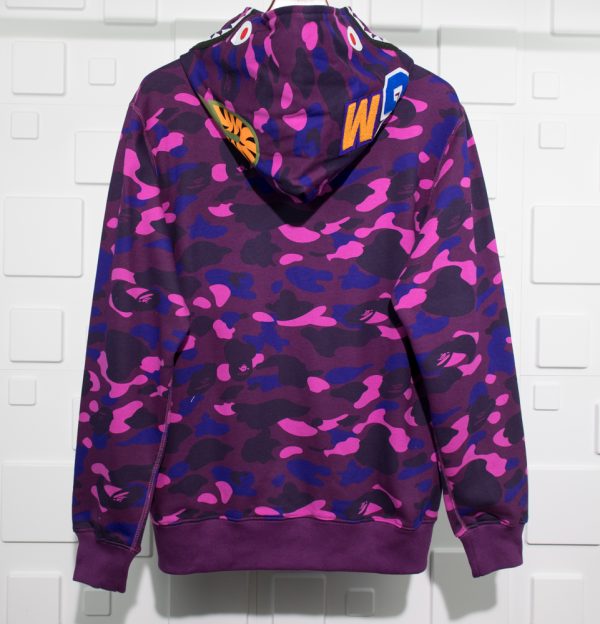 A Bathing Ape Bape Shark 1st Camo Hoodie [5 Colorway] Replica - Image 4