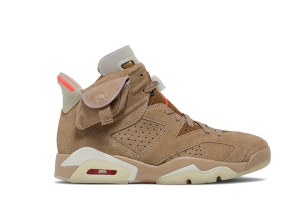 Travis Scott x Air Jordan 6 Retro ‘British Khaki’ Replica