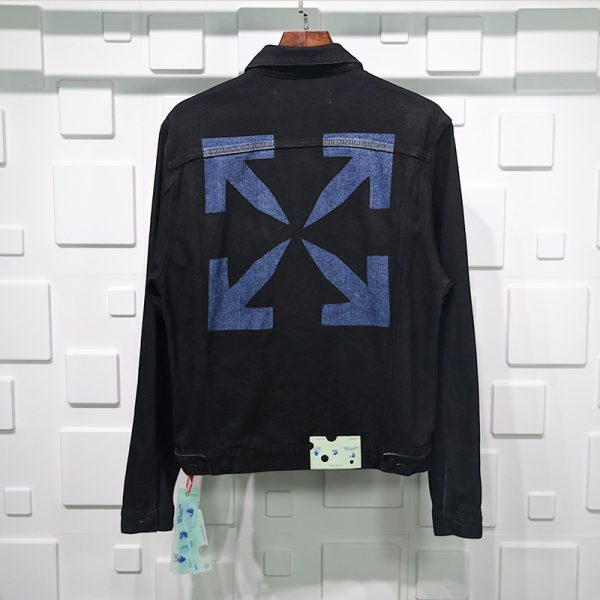 OFF-WHITE STENCIL DENIM JACKET