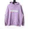Balenciaga letter printing holes -hooded sweater A