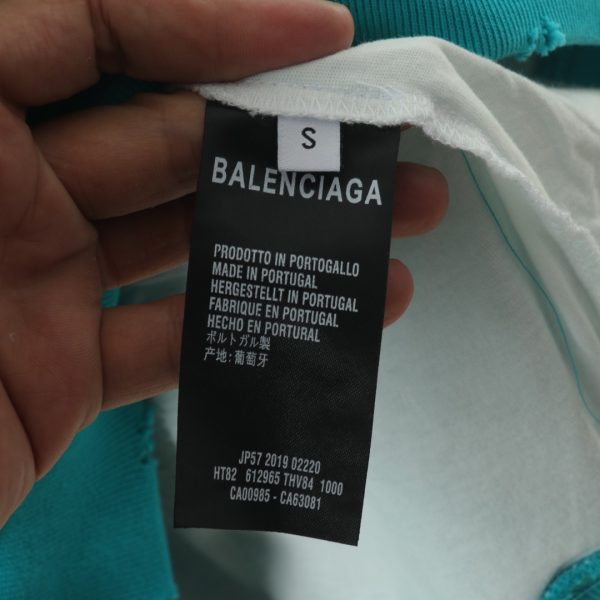 Balenciaga letter printing holes -hooded sweater B - Image 8