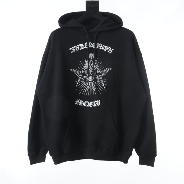 Balenciaga Sanskrit Letter Printing Hooding Sweatper