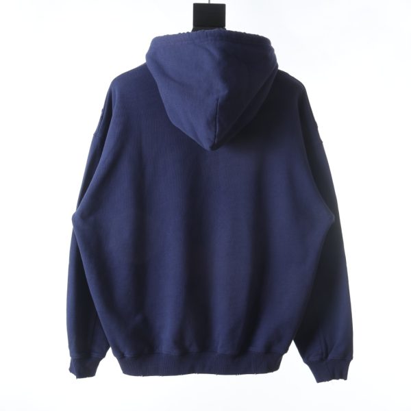 Balenciaga washing the marathon athlete printed hooded sweater A - Image 9