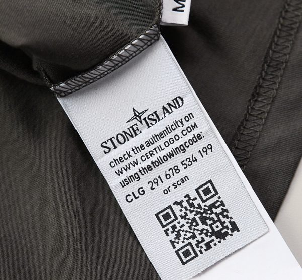 Stone island 23 spring and summer new letter logo embroidery round neck short-sleeved T-shirt, upgraded fabric, invincible texture - Image 10