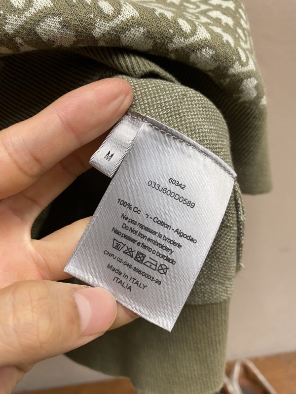 Dior, 23ss Oblique presbyopic polo shirt men and women of the same style spot sale This jersey polo features Dio^'s signature Oblique print - Image 12