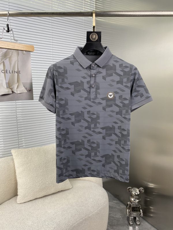 Dior 2023 spring and summer new style men's lapel POLO series casual custom weaving and dyeing models advanced orders from foreign trade companies - Image 4