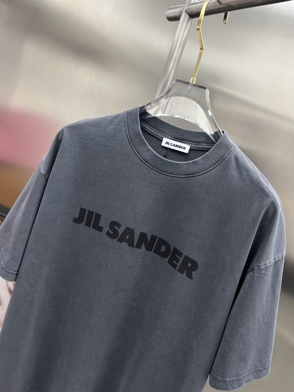 JIL SANDER Glue Epoxy Process Heavy Industry Wash 290g Round Neck Short Sleeve T-Shirt OS Version S-XL - Image 8