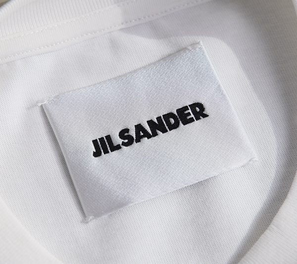 JIL Sander 23 spring and summer new products Twelve constellation series (Leo Leo) logo patch embroidery round neck short-sleeved T-shirt - Image 12