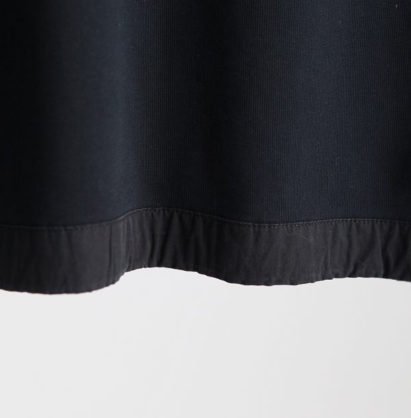 JIL Sander JIL Sander 23 spring and summer new JIL letter patch, basic grape purple loose personality elastic hem half sleeves, round neck short-sleeved T-shirt, high-weight combed cotton twill cotton fabric - Image 7