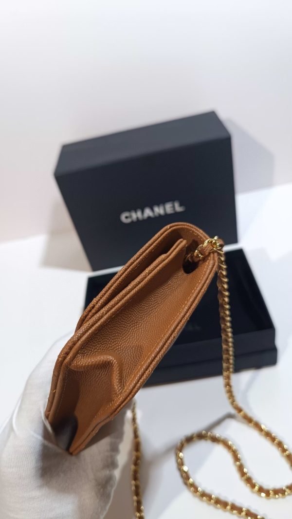 Chanel wallet model 0250 ball grain cowhide C - Image 5
