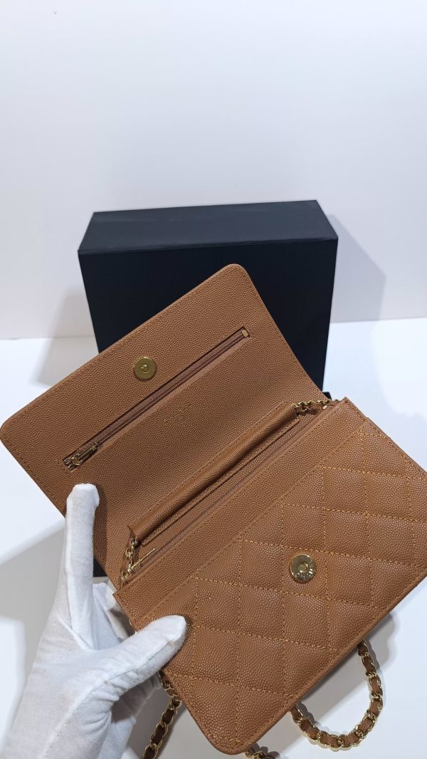 Chanel wallet model 0250 ball grain cowhide C - Image 6