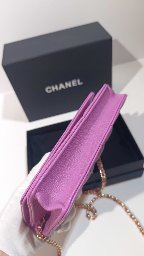 Chanel wallet model 0250 ball grain cowhide H - Image 4