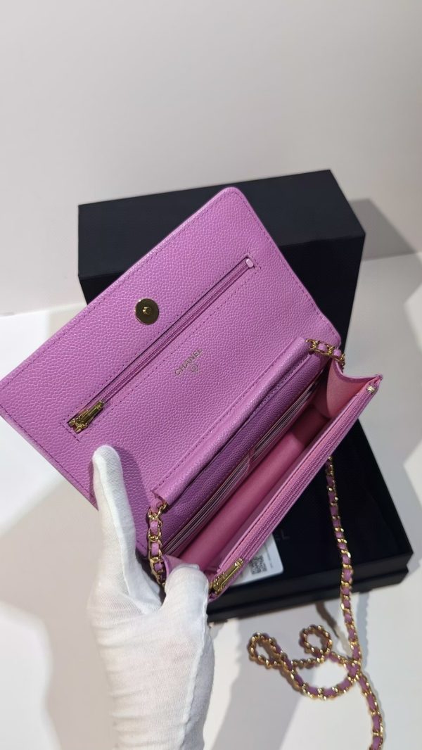 Chanel wallet model 0250 ball grain cowhide H - Image 9