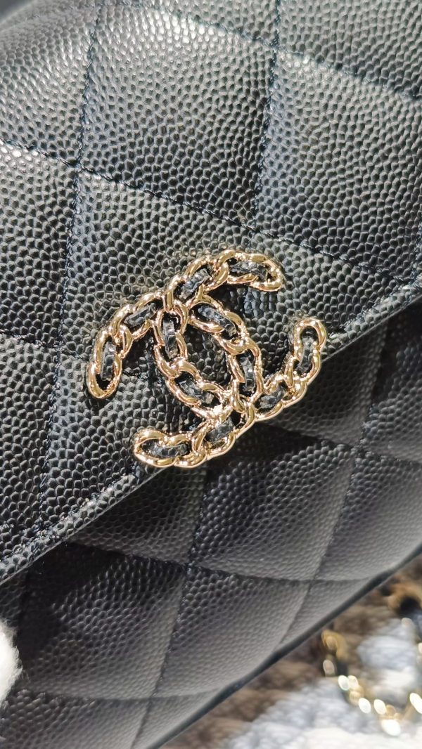Chanel wallet model 3237 Ohanel 23P This season’s most popular Kelly leather handle bag - Image 6
