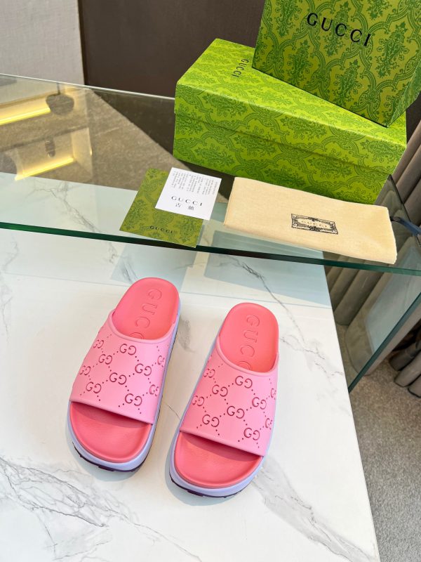 Gucci ice cream platform slippers A - Image 3