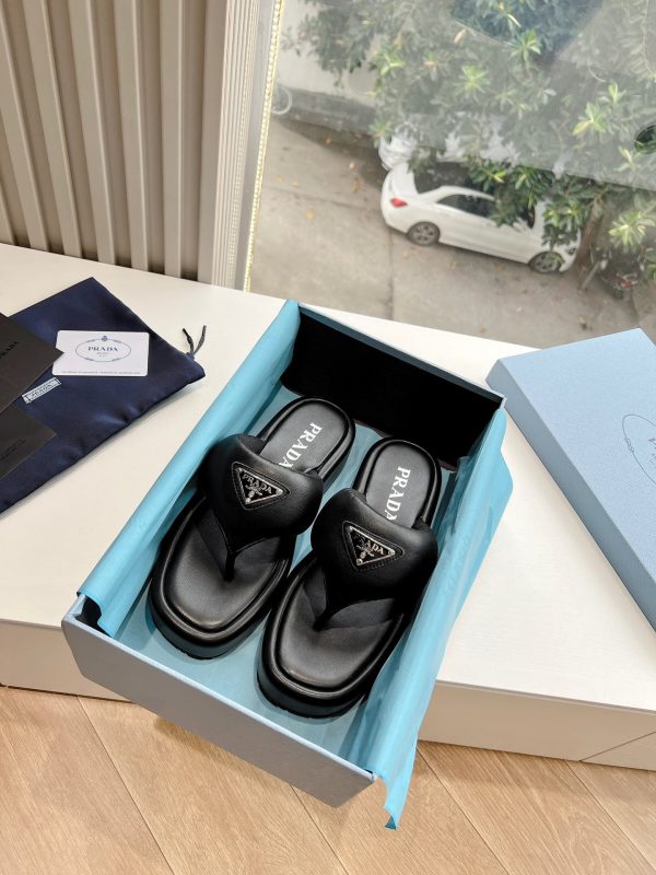 Prada Prada 2024 latest spring summer ultralight platform rubber sandals C - Image 3