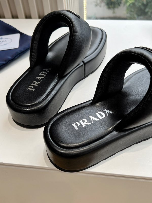 Prada Prada 2024 latest spring summer ultralight platform rubber sandals C - Image 9