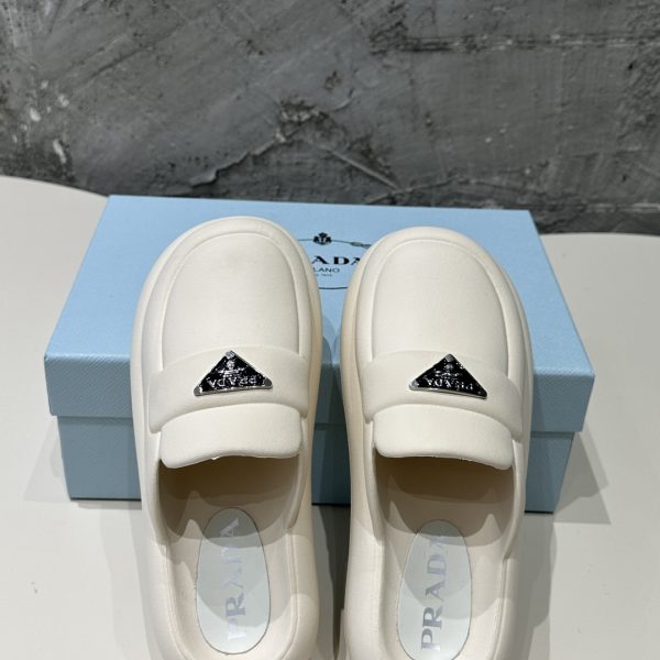 Prada 24SS Spring/Summer new platform toe slippers - Image 6