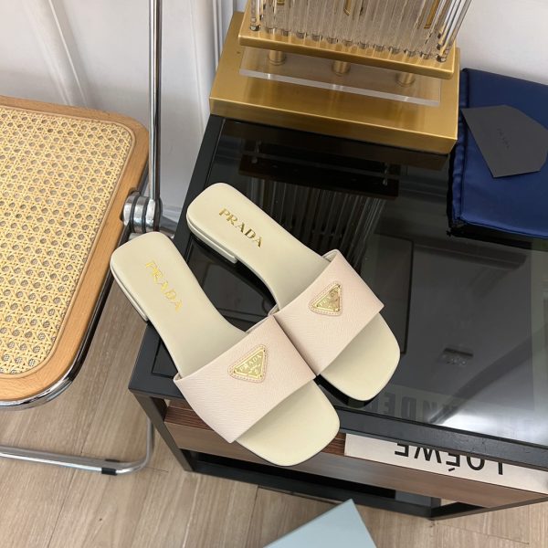 Prada 2024 Spring/Summer New Arrivals The latest triangular buckle micro label slipper series B - Image 7