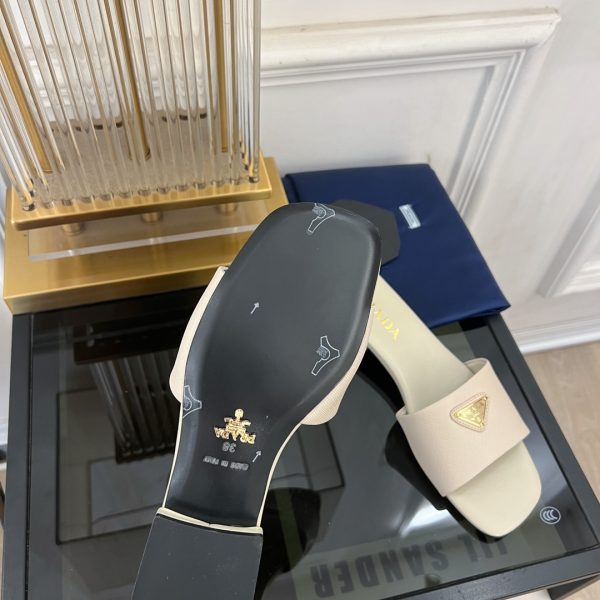 Prada 2024 Spring/Summer New Arrivals The latest triangular buckle micro label slipper series B - Image 9